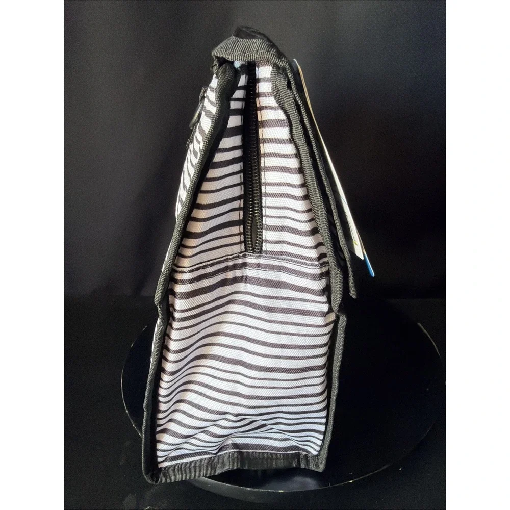 Packit‎ Freezable Lunch Bag Black And White Stripe NWT